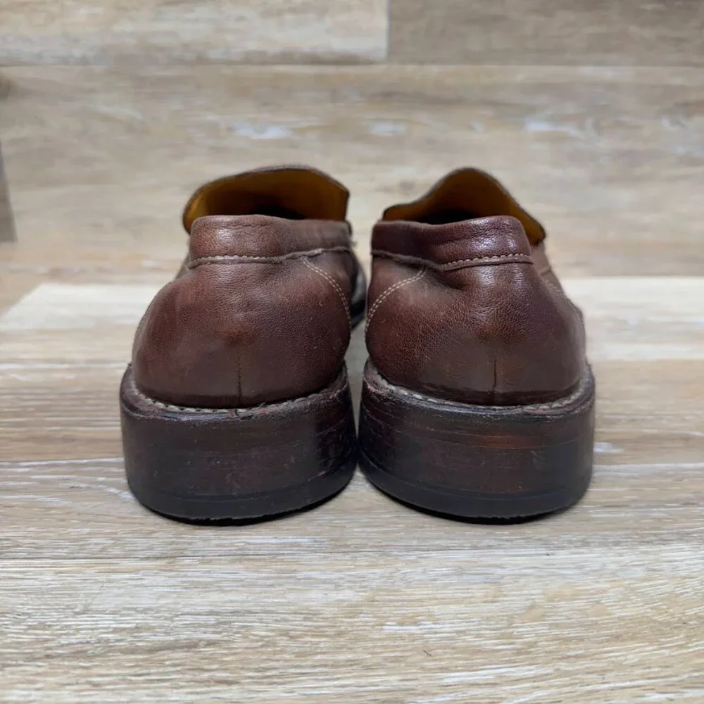 Cole Haan Moc Toe Brown Leather Loafers Men's Size 13